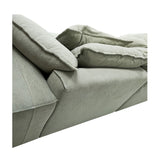 Union Home Christine Sofa Attitude Grey Cotton 85%, Linen15%