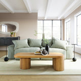 Union Home Christine Sofa Attitude Grey Cotton 85%, Linen15%