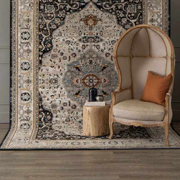 Karastan Rugs Chronos Black 8' x 10' Area Rug