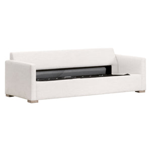 Essentials for Living Clara 86" Slim Arm Queen Sleeper Sofa 6620-3S.STO-BSK/NG