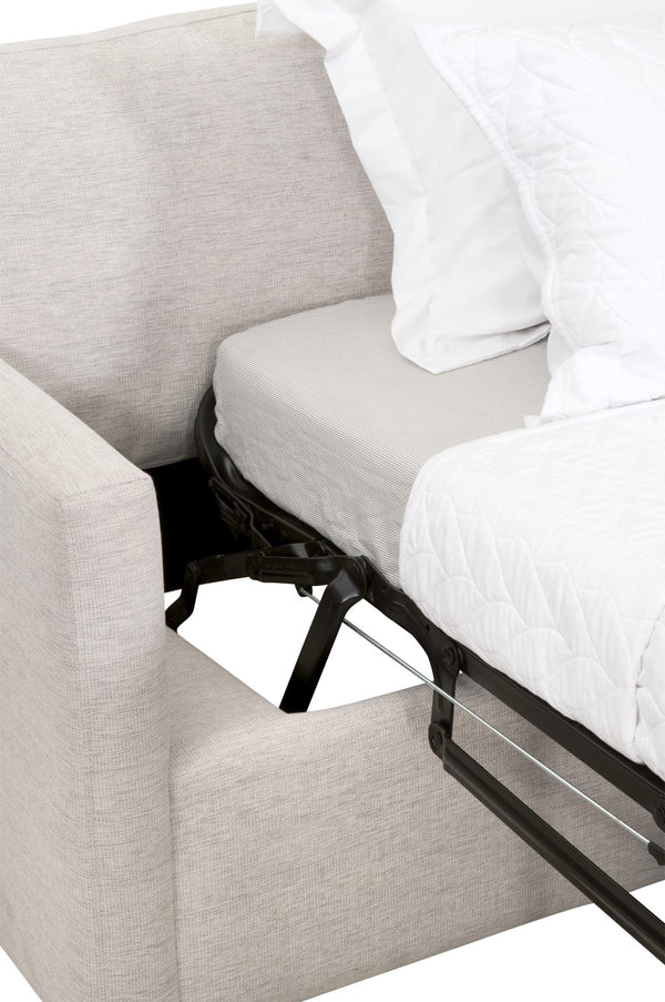 Essentials for Living Clara 86" Slim Arm Queen Sleeper Sofa 6620-3S.STO-BSK/NG