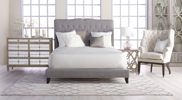 Essentials for Living Bella Antique Clover End Table 8028.SGRY-ELM