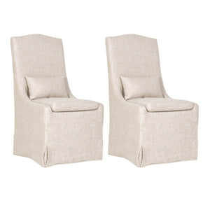 Essentials for Living Essentials Colette Slipcover Dining Chair - Set of 2 6419UP.BIS