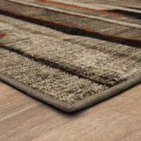 Karastan Rugs Compose Charcoal 9' 6" x 12' 11" Area Rug