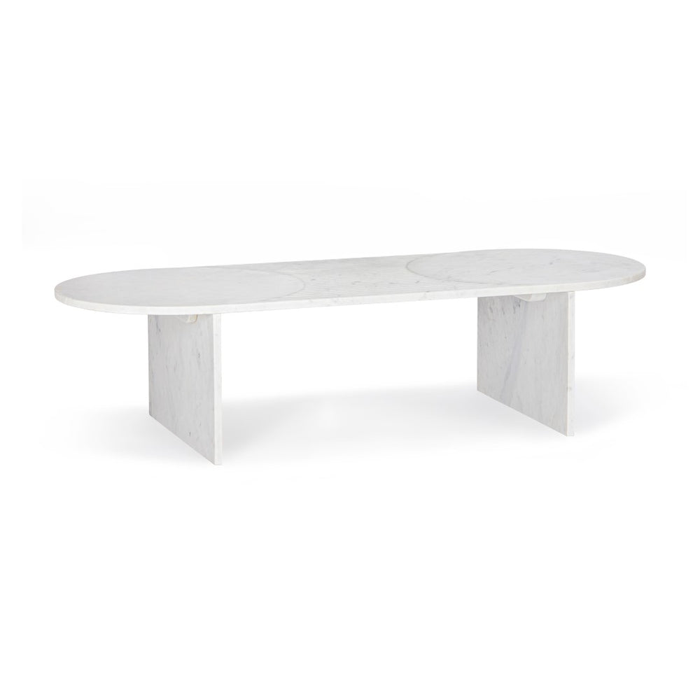 Union Home Cortina Coffee Table White Marble White Marble