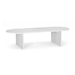 Union Home Cortina Coffee Table White Marble White Marble