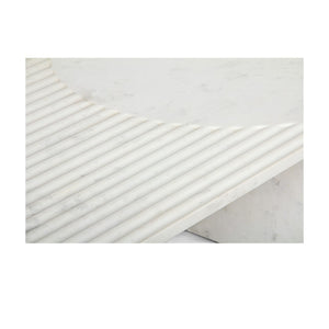 Union Home Cortina Coffee Table White Marble White Marble