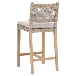 Essentials for Living Woven Costa Counter Stool 6849CSBK.WTA/PUM/NG
