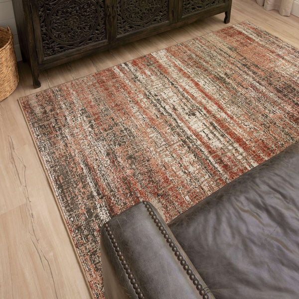 Karastan Rugs Craquelure Ginger 5' 3" x 7' 10" Area Rug