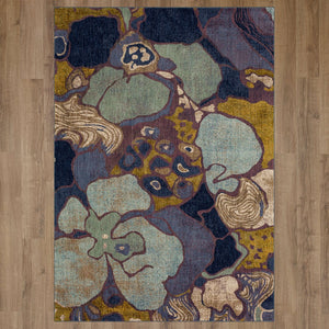 Karastan Rugs Crescendo Periwinkle 9' 6" x 12' 11" Area Rug