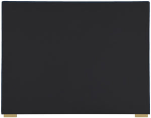 Crosby Linen Textured Fabric: Linen / 22% linen / 33% Cotton / Metal / Engineered Wood / Foam Mid Century Modern Navy Linen Textured Fabric Queen Bed - 67.5" W x 89.6" D x 54.5" H