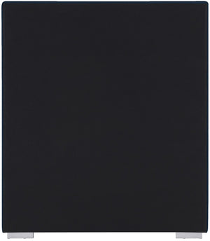 Crosby Linen Textured Fabric: Linen / 22% linen / 33% Cotton / Metal / Engineered Wood / Foam Mid Century Modern Navy Linen Textured Fabric Twin Bed - 46" W x 84" D x 54.5" H