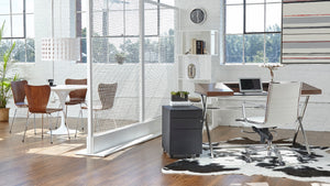 Dirk Low Back Office Chair in White with Chromed Steel Base