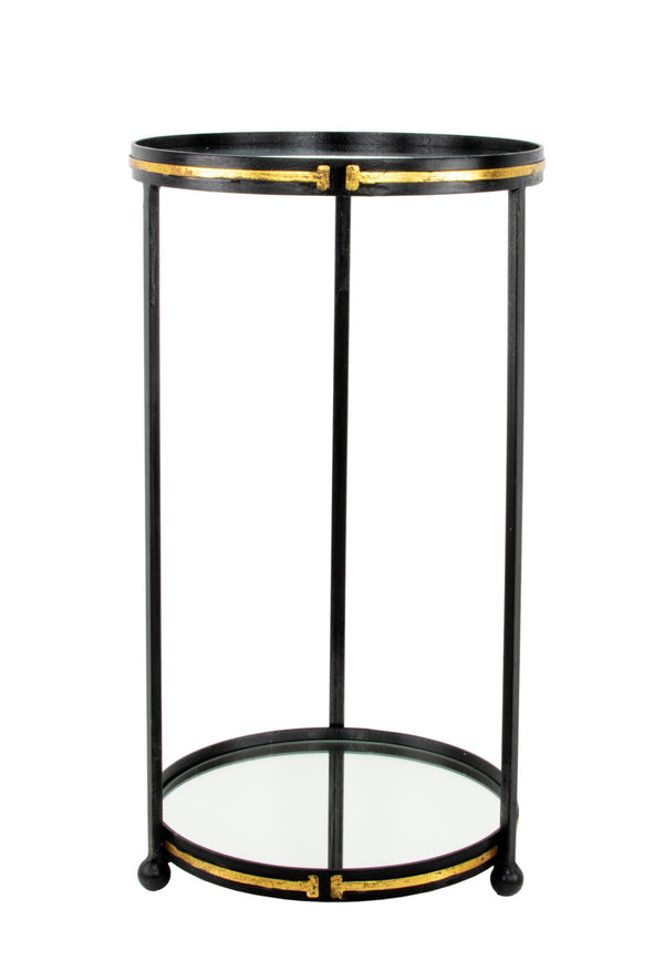 Zeugma Ct380 Black & Gold Side Table