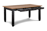 New Classic Furniture Prairie Point Rect. Dining Table Black D058B-10