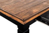 New Classic Furniture Prairie Point Rect. Dining Table Black D058B-10