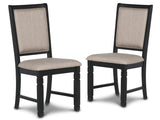 Prairie Point Side Chair Black - Set of 2