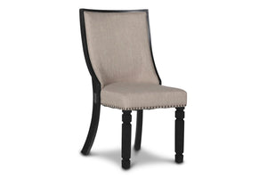 New Classic Furniture Prairie Point Upholstered Arm Chair Black - Set of 2 D058B-21