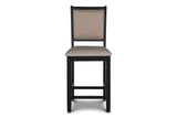 New Classic Furniture Prairie Point Counter Chair Black - Set of 2 D058B-22