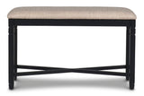 New Classic Furniture Prairie Point Counter Backless Bench Black D058B-26