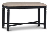 New Classic Furniture Prairie Point Counter Backless Bench Black D058B-26