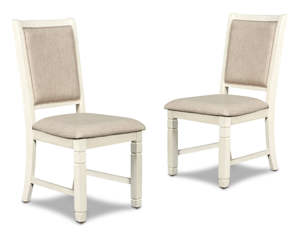 New Classic Furniture Prairie Point Side Chair Cottage White - Set of 2 D058W-20