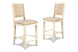 Prairie Point Counter Chair Cottage White - Set of 2