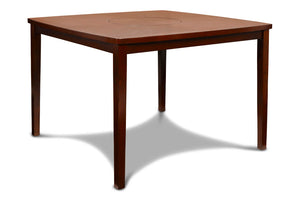 New Classic Furniture Dixon Counter Table with Lazy Susan Espresso D1426-12