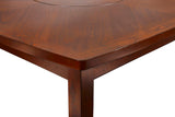 New Classic Furniture Dixon Counter Table with Lazy Susan Espresso D1426-12