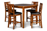 Dixon Counter Dining 5 Pc Set Dk Espresso