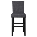 New Classic Furniture Crispin Granite Gray Bar Chair - Set of 2 D162-BS-GRN