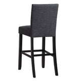 New Classic Furniture Crispin Granite Gray Bar Chair - Set of 2 D162-BS-GRN