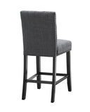 New Classic Furniture Crispin Granite Gray Counter Chair - Set of 2 D162-CS-GRN