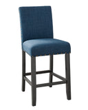 New Classic Furniture Crispin Marine Blue Counter Chair - Set of 2 D162-CS-MAR