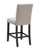 New Classic Furniture Crispin Natural Beige Counter Chair - Set of 2 D162-CS-NAT