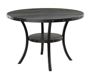 New Classic Furniture Crispin 48" Round Dining Table Smoke D162-DT-SMK