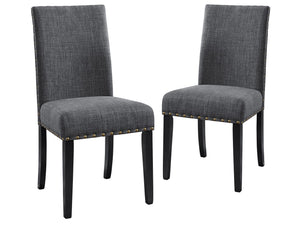 New Classic Furniture Crispin Granite Gray Dining Chair - Set of 2 D162-SC-GRN