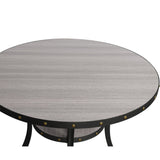 New Classic Furniture Crispin 36" Round Bar Table Gray D162G-BT-GRY