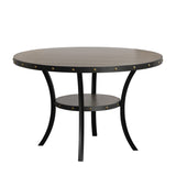 New Classic Furniture Crispin 48" Round Dining Table Gray D162G-DT-GRY