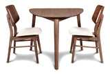 New Classic Furniture Oscar Corner Table Walnut D1651-13