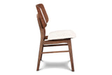 New Classic Furniture Oscar Wood Back Chair Walnut - Set of 2 D1651-20