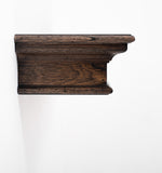 Halifax Mindi Floating Wall Shelf, Extra Long in Mindi, Plywood & Mindi Veneer with Black Wash Finish