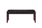 New Classic Furniture Gia 46" Bench Ebony D1701-25-EBY