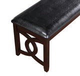 New Classic Furniture Gia 46" Bench Ebony D1701-25-EBY