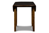 New Classic Furniture Gia 42" Dining Drop Leaf Table with 2 Chairs Brown D1701-40S-BRN