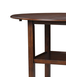 New Classic Furniture Gia 42" Counter Drop Leaf Table with 2 Chairs Cherry D1701-42S-CHY