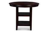 New Classic Furniture Gia Round Counter Dining 5 Pc Set Ebony D1701-52S