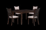 New Classic Furniture Gia 5Pc 48" Rect. Dining Table & 4 Chairs Cherry D1701-548-CHY