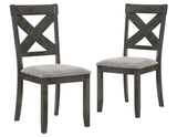 Gulliver Side Chair Rustic Brown - Set of 2