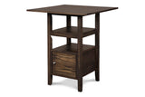 Derby Counter Table & 4 Stools (Set) Chocolate